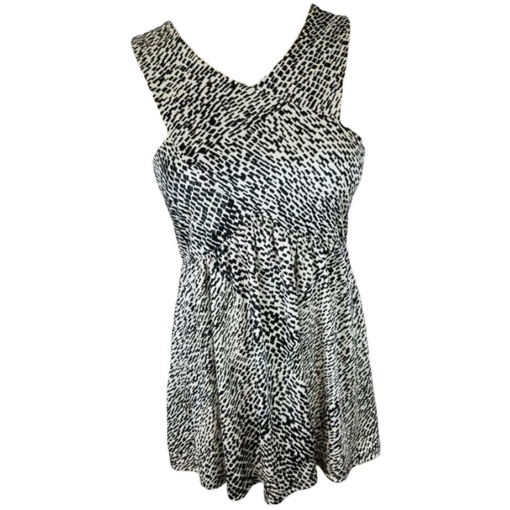 New York & Company Womens Small Black Soft Stretchy Sleeveless Top Blouse